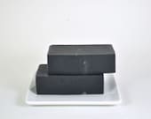 3 Pack - Dead Sea Mud Soap with Tea Tree Oil and Bamboo Charcoal - All Natural Handmade Vegan Cold Process Soap