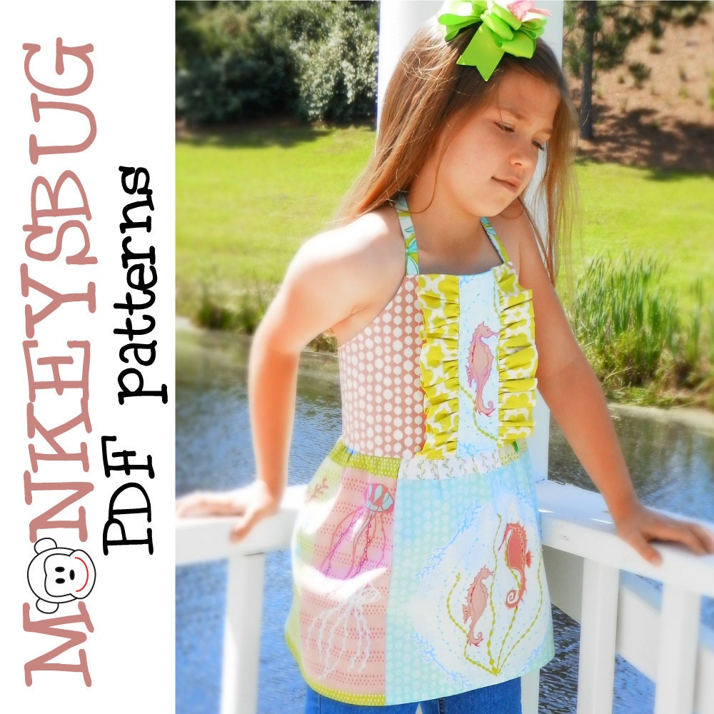 Sunny Swing Pinafore Top PDF eBook Pattern i