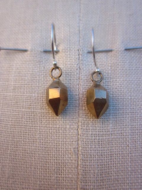 Cast Herkimer Diamond Earrings: Valentine