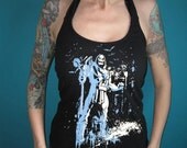 Skeletor He-Man diy rock shirt halter top Small Medium or Large