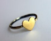 Midi Heart Ring - Digit ring - Second Knuckle Ring