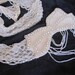 Stunning Edwardian, 1920s  Gatsby Wedding Belt, Sash Glass, Crystal, Rhinestone and Tulle, Bridal