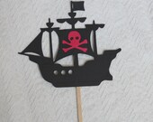 Pirate Ship Cake Topper