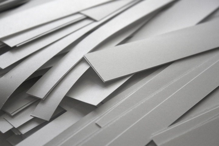 Large Box of White Paper Scraps