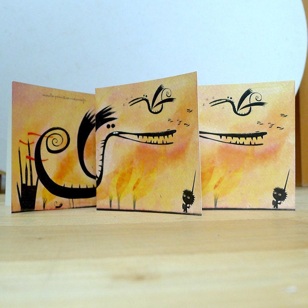 Gif, art card, Dragons C146
