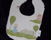Storyboek Girl and Her Horse Chenille Bib - Organic