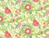 Bonjour Jeune Fleur Ivory by Amanda Murphy  Blend Designer Fabrics by the Yard