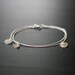 bellissima - brushed silver coin bracelet by elephantine