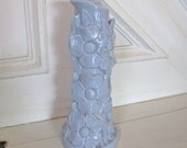Mid Century Lamp Base -  Blue Dogwood - Art Nouveau