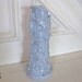 Mid Century Lamp Base -  Blue Dogwood - Art Nouveau