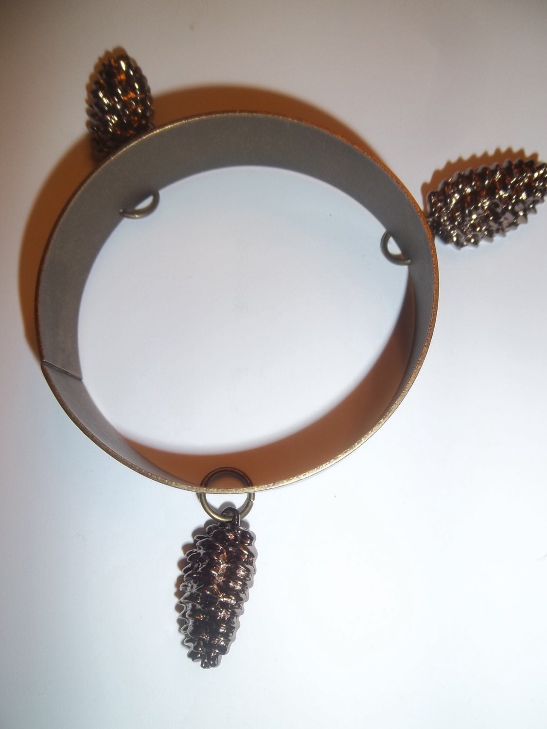 Brass Thyrsus Bracelet OOAK