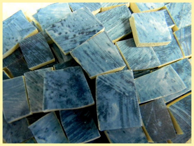 Mosaic Tiles - BLuE WaSH - 100 Vintage Plates Tiles