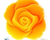 Polymer clay cane orange ROSE cane -by Mars