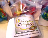 Party Favor Pack-Recycled Rainbow Crayon-JUMBO Size Count of 20 Recycled Rainbow Crayons