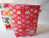ON SALE Set of 2 Reusable Snack Sacks -- Butterflies