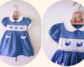 Vintage Whale Of A Time Dress