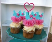 Ballerina Tutu Cupcake Toppers for Birthday Party Il_170x135