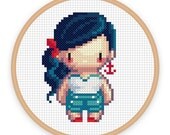 HELLO SAILOR: a pixel art counted cross-stitch pattern - digital download - printable pdf file