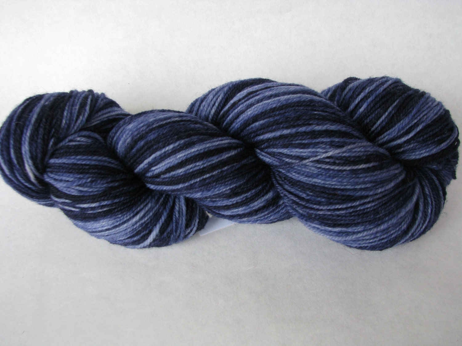 Aerialist Sock 100% Superwash Merino Sock Fingering Color: Denim Jacket