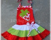 ON SALE NOW Summer Strawberry Comfy  Knit Fruit Halter Dress Available in sizes 12m 18m 2T 3T 4T 5T 6 7 8 girl