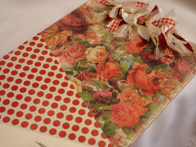 SHABBY CHIC CLIPBOARD Matthew 19.26
