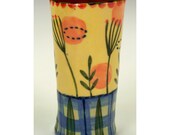 Cup With Rising Suns And Swaying Foliage.