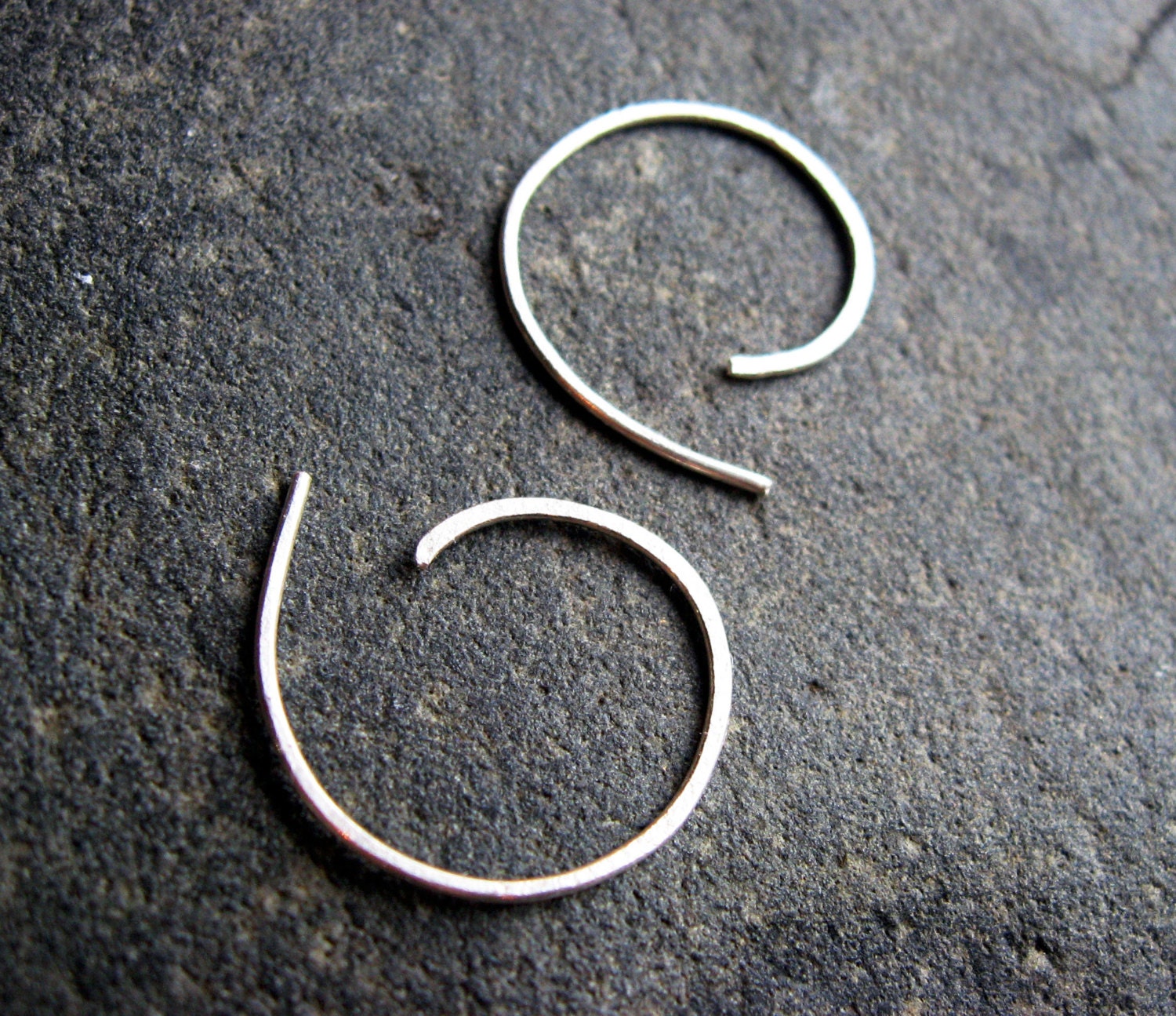 40% OFF with coupon code (2013SALE40) - Sterling Silver Earrings - Open Spiral - Small