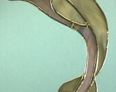 Stained glass Dolphin Suncatcher