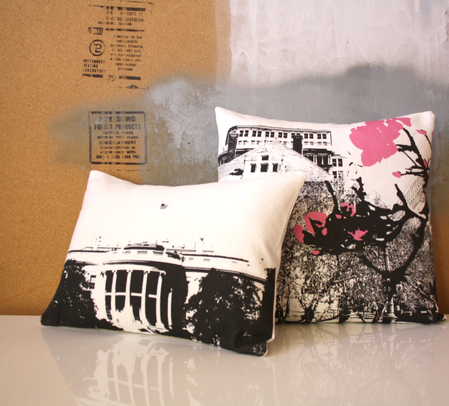 Washington DC Throw Pillow Bundle - Urban Pillow Collection - NestaHome