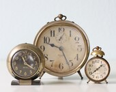 Vintage Clock Collection - Set of 3