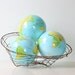 Vintage Globes - Set of 3, Nystrom Educational Activity Globes