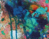 the run around - original abstract painting