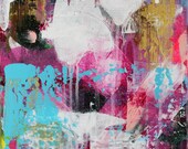 market street - original abstract painting