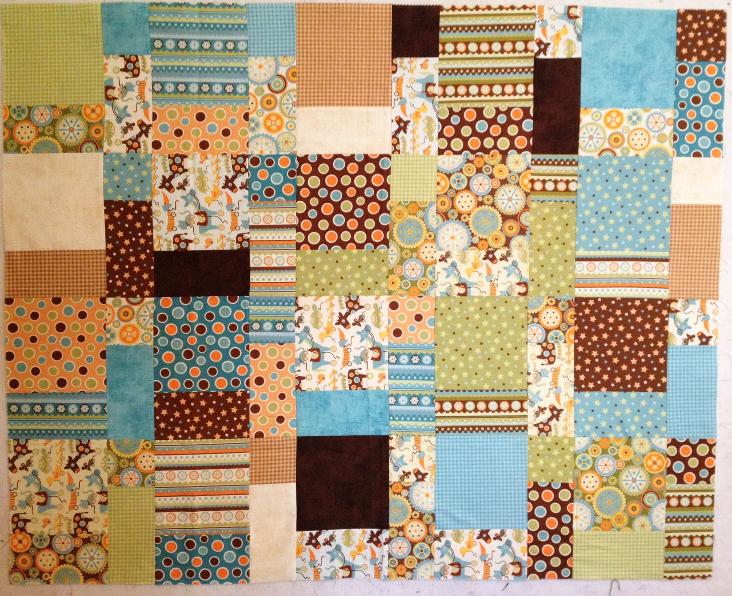 Mod Tod Quilt Top