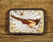 magpie fine art belt buckle