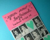 your new boyfriend handmade sticker set