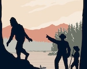 Welcome to Bigfoot Country Poster Print