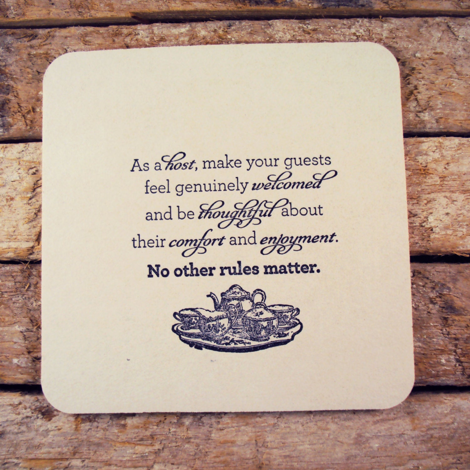 Dinner Party Coasters. Et...