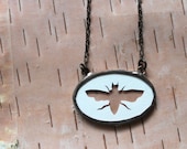 Bee Silhouette Necklace