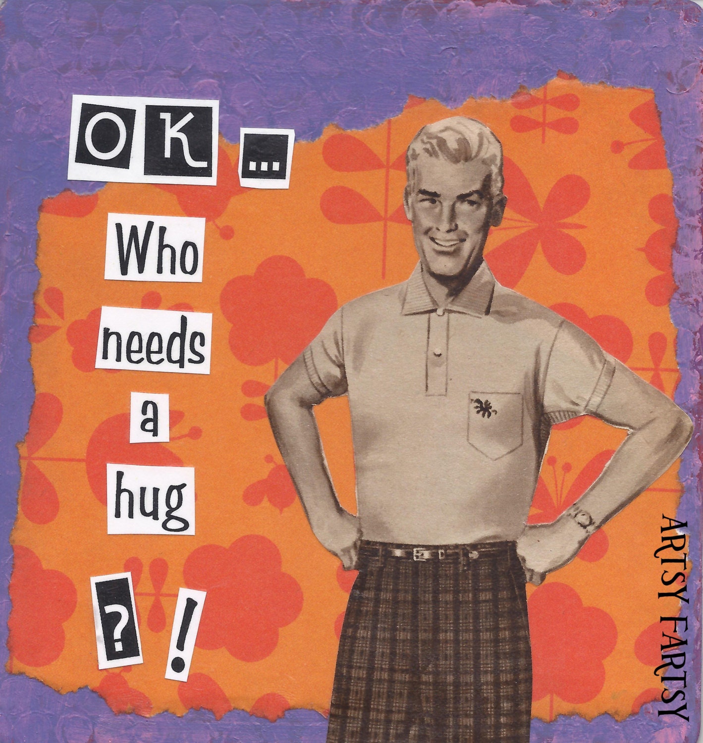 Who Needs A Hug Greeting Card