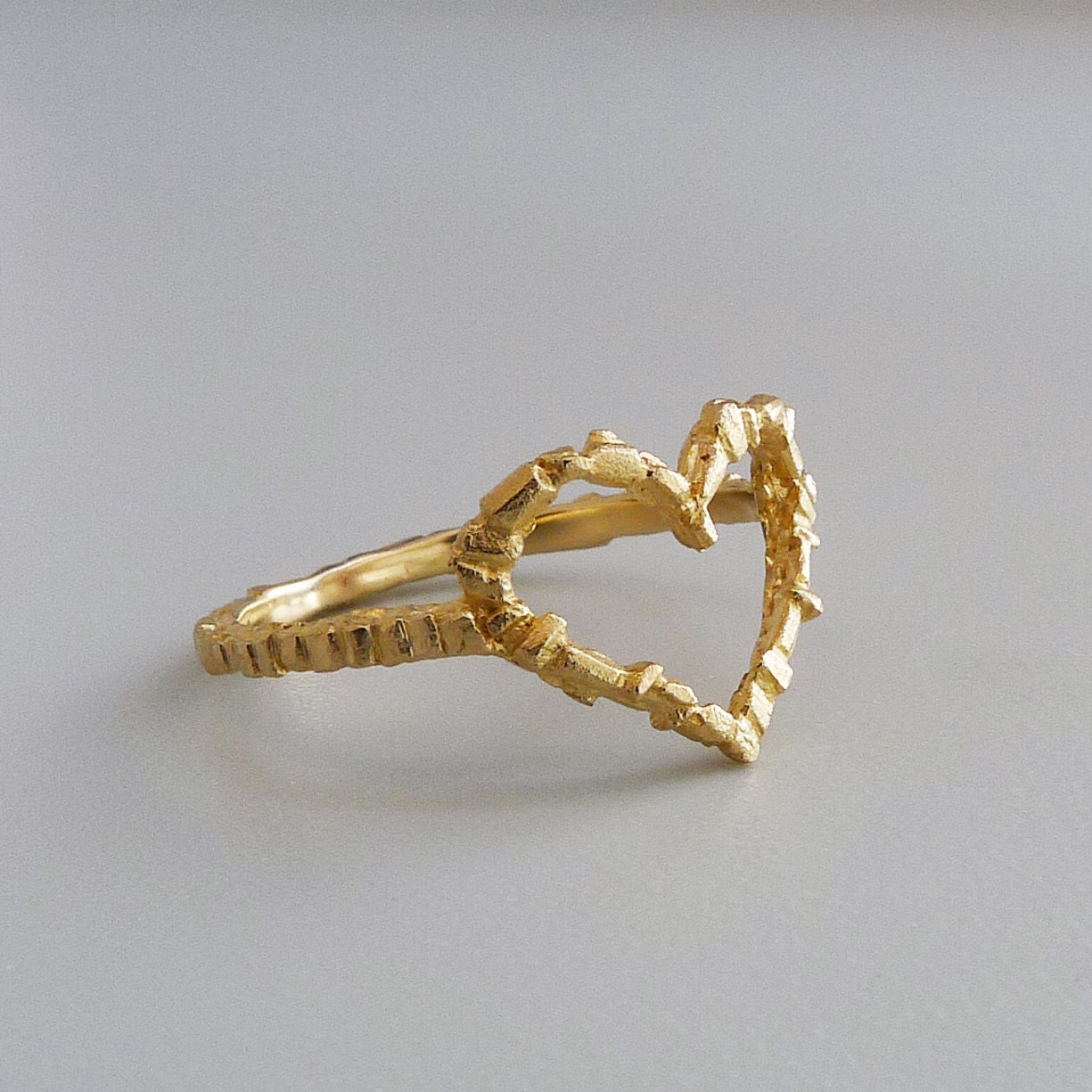 Path Heart Ring