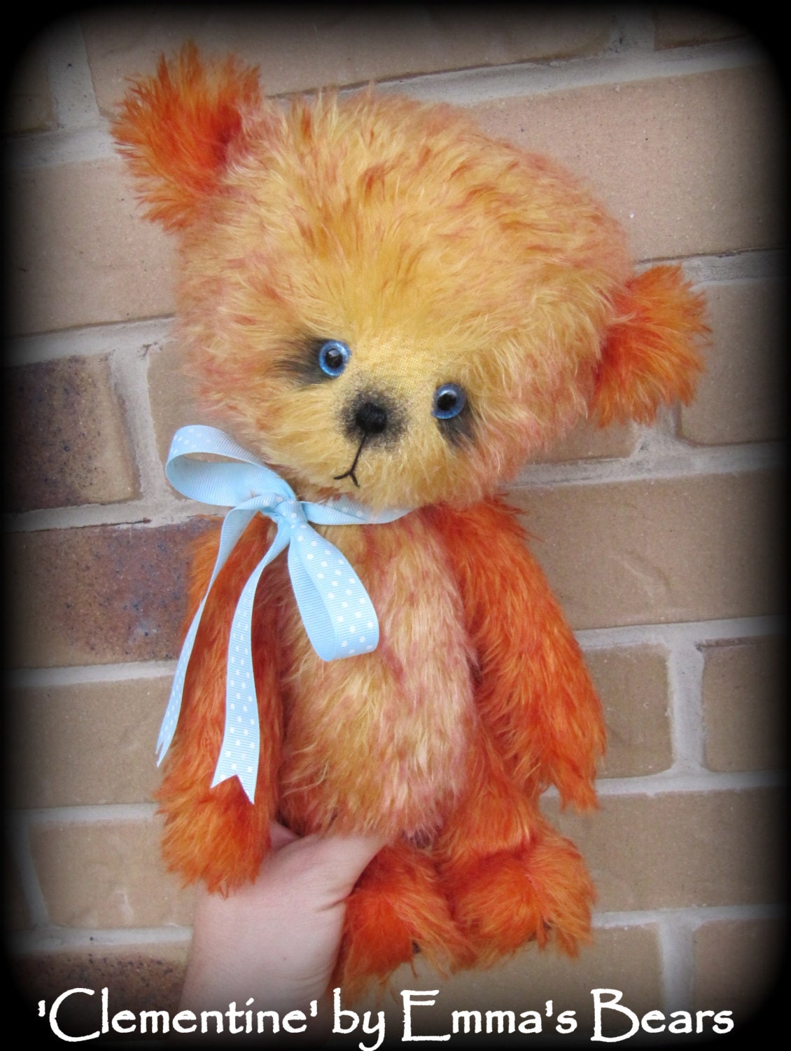 Clementine -  13IN sweet mohair artist bear by Emmas Bears - OOAK
