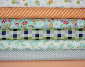 Happy Go Lucky Fabric bundle by Bonnie and Camille for Moda Fabrics- 1/2 Yard Bundle- 7 total