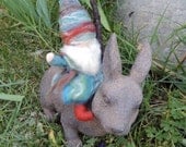 Gnome - Needle felted soft sculpture -  Waldorf Inspired by Rebecca Varon
