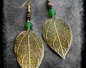 Rain Forest Leaf Earrings