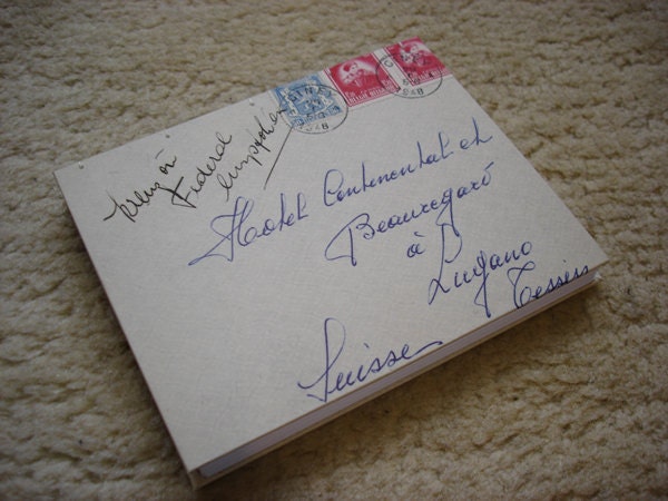 Letter No.1 - a notebook