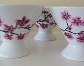 Cherry Blossom Mini Bowls Hand Painted Set of 4