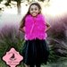 On Sale 2.50 Off Whimsy Couture Sewing Pattern Tutorial ebook -- Fur Vest --sizes 6 months- 12 girls PDF Instant