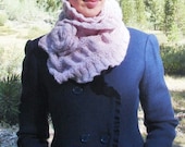 Steampunk Romance Neck Scarf - Victorian Style -  Hand Knitted