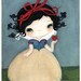 Snow White Art Bird Fairy Tale Print Apple---The Birds Will Take Me Print 5 x 7